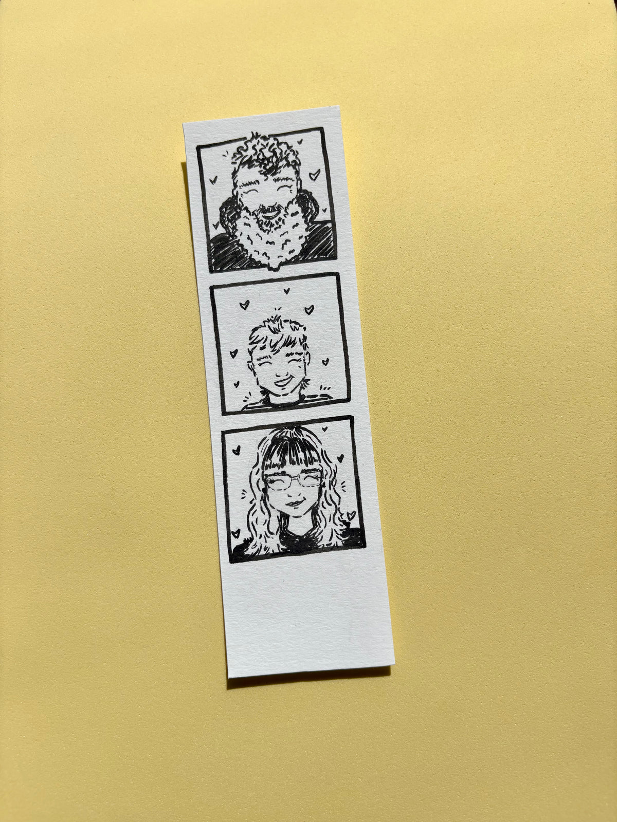 Custom Illustrated Photo Strip Portrait
