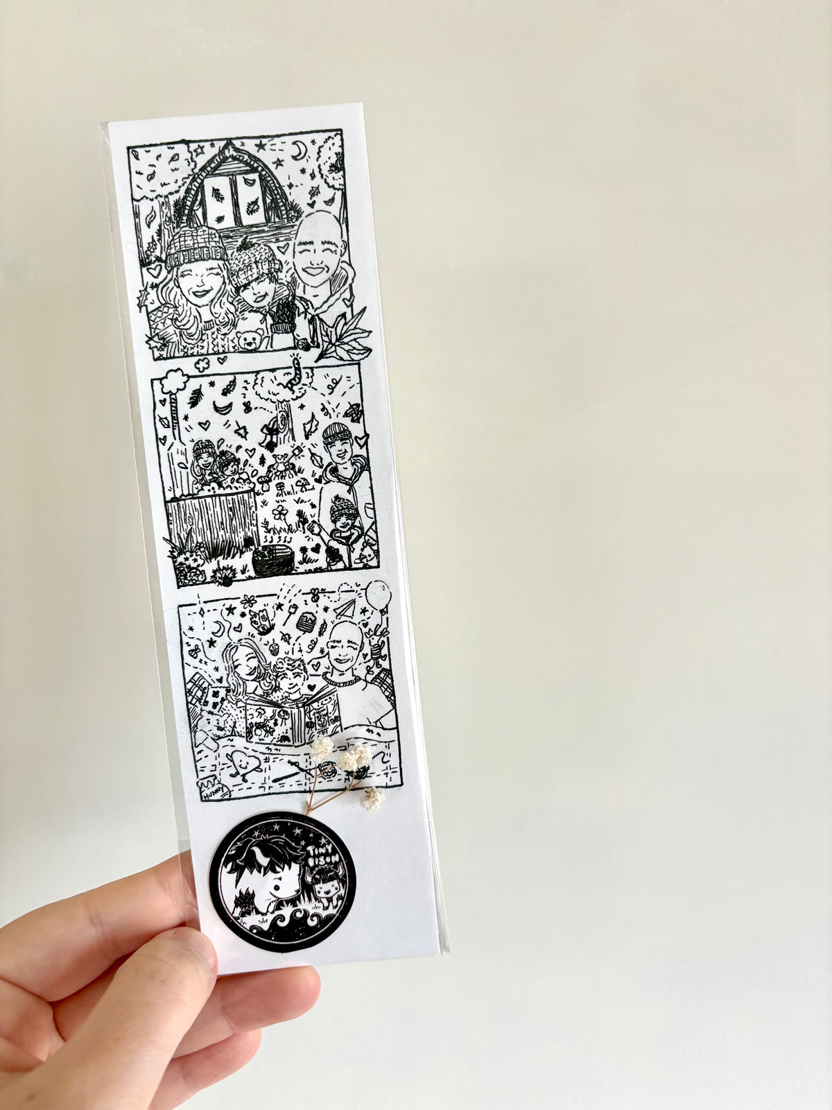 Custom Illustrated Photo Strip Portrait