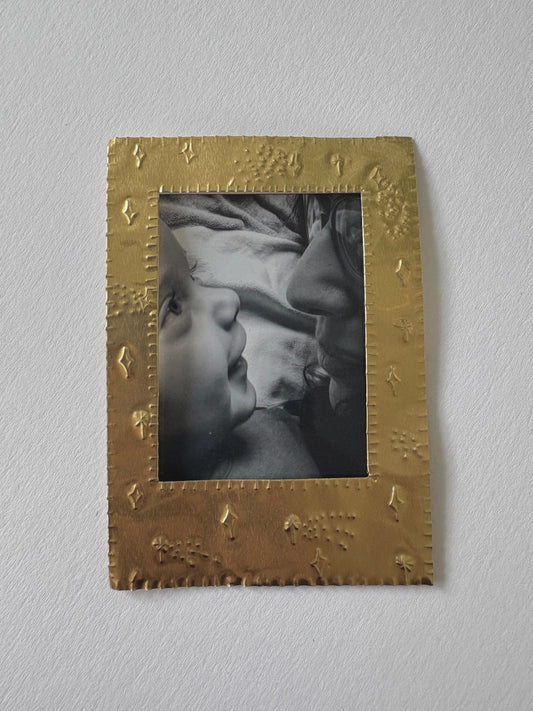 Star Tin Embossed Polaroid Frame