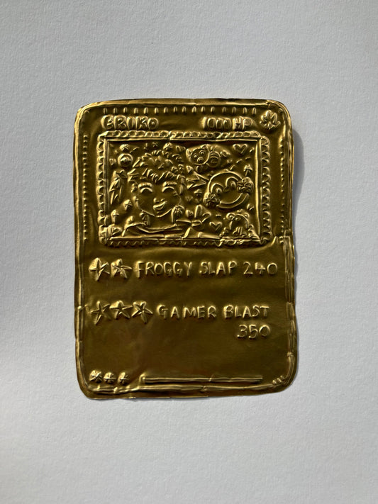 Tin Embossed Custom Trading Card Portrait