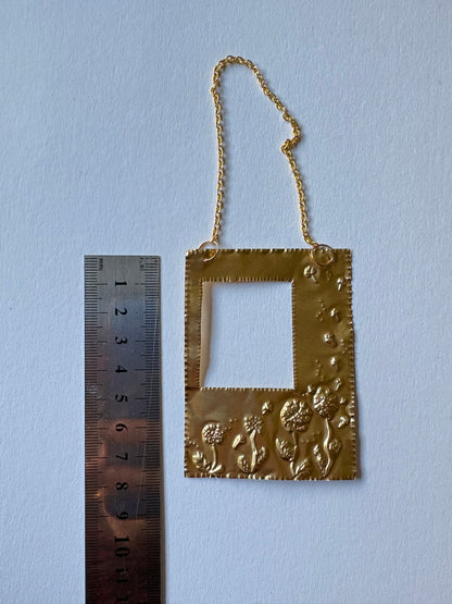 Dandelion Tin Embossed Mini Frame