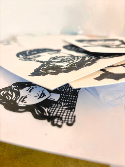 Hand drawn Inky Portrait
