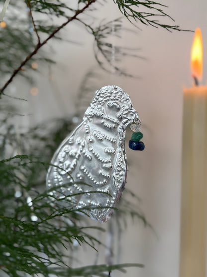 Penguin Tin Embossed Decoration