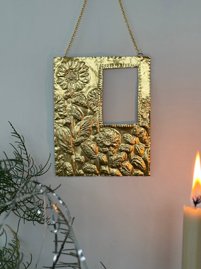Sunflower Tin Embossed Frame