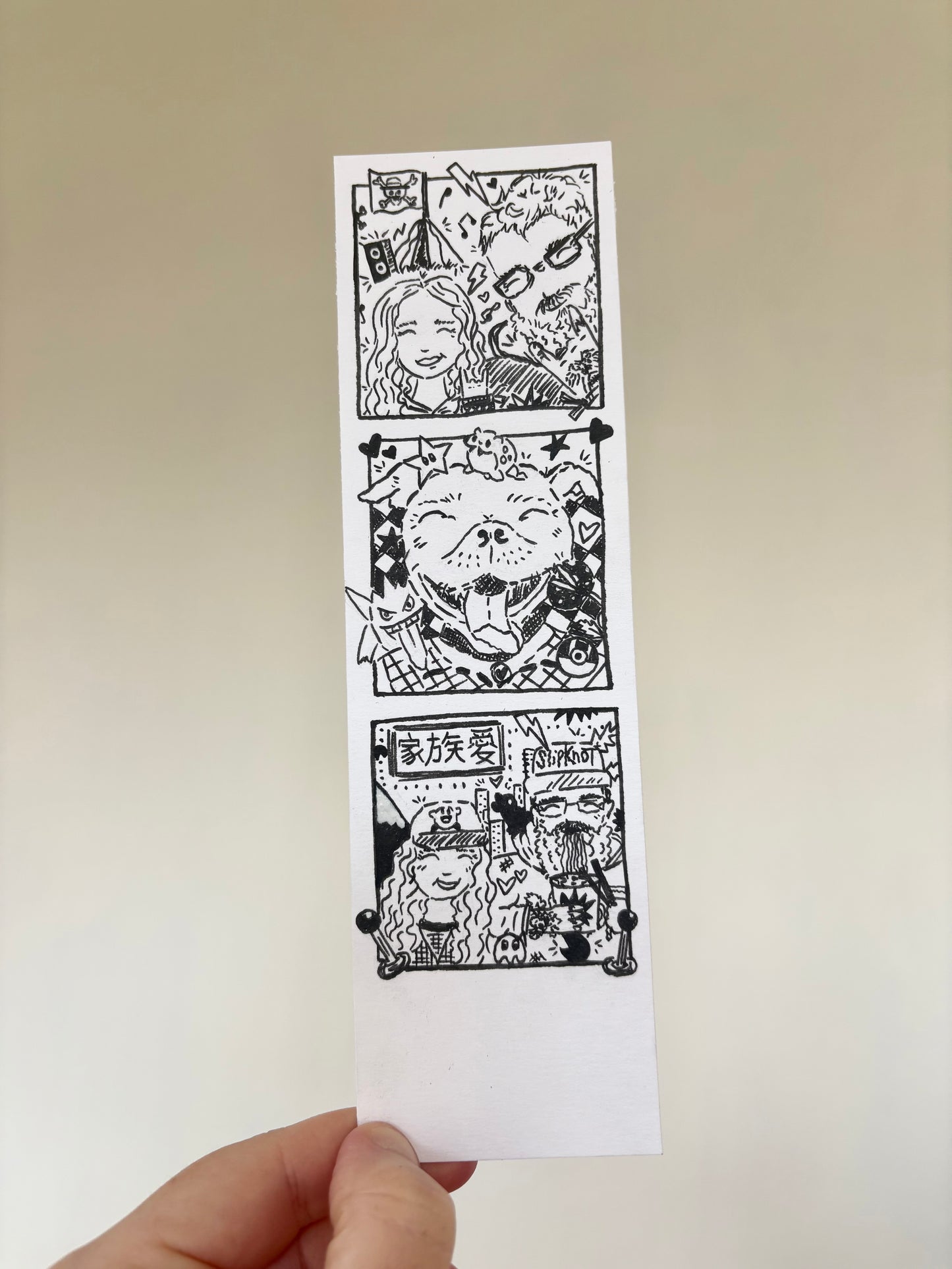 Custom Illustrated Photo Strip Portrait