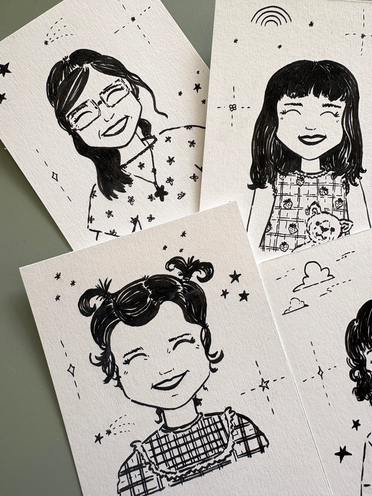 Mini Hand-drawn Portrait