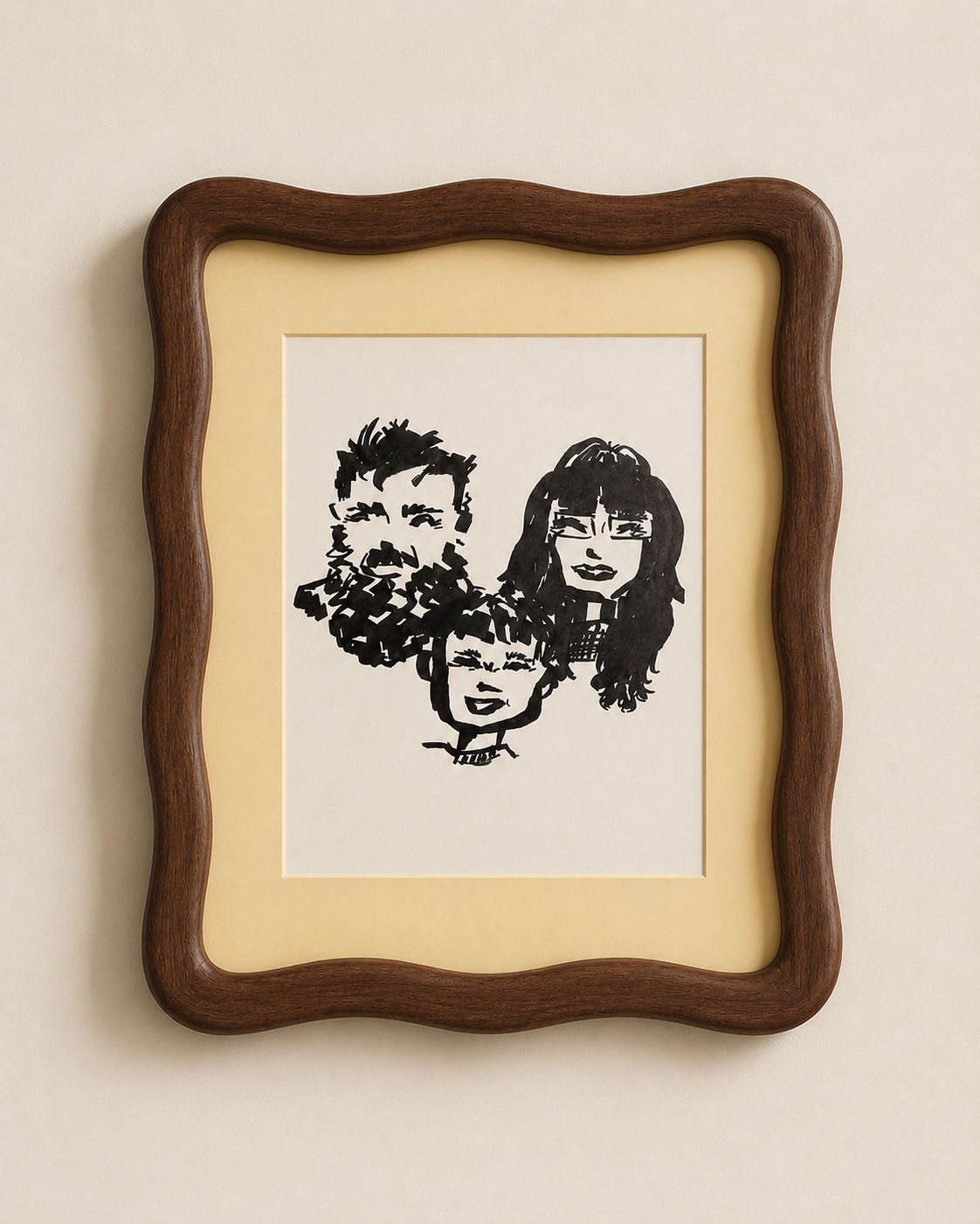Hand drawn Inky Portrait