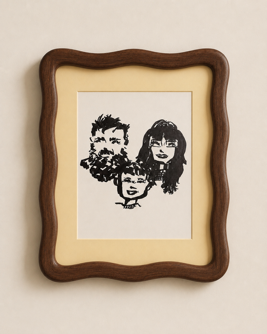 Hand drawn Inky Portrait
